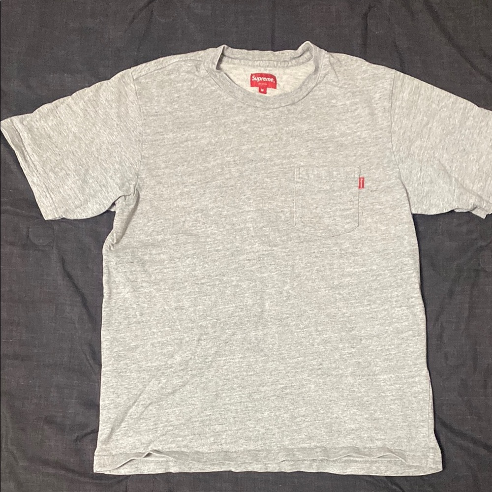Supreme Gray Short Sleeve Tee